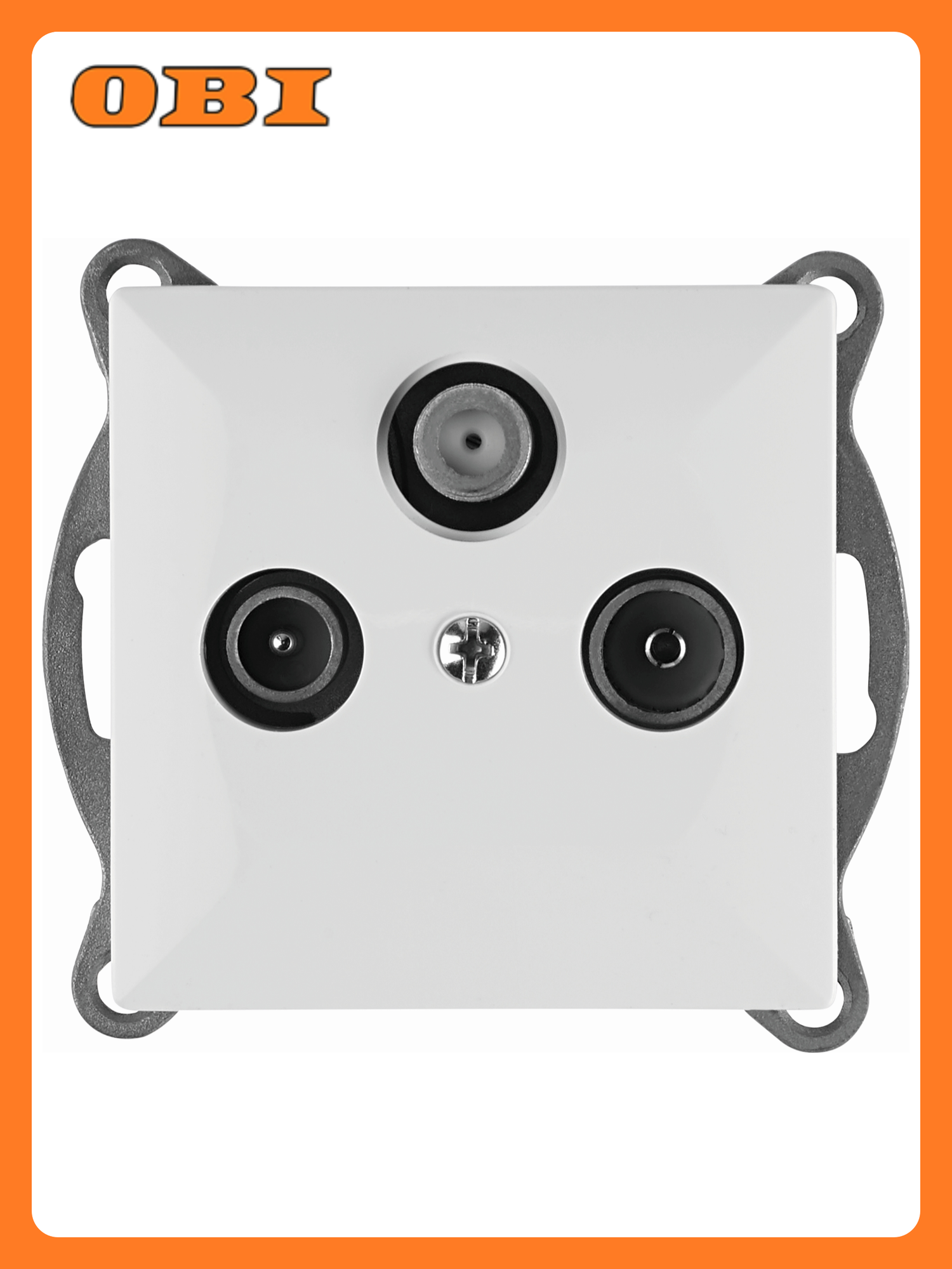 Розетка OBI Julietta белая