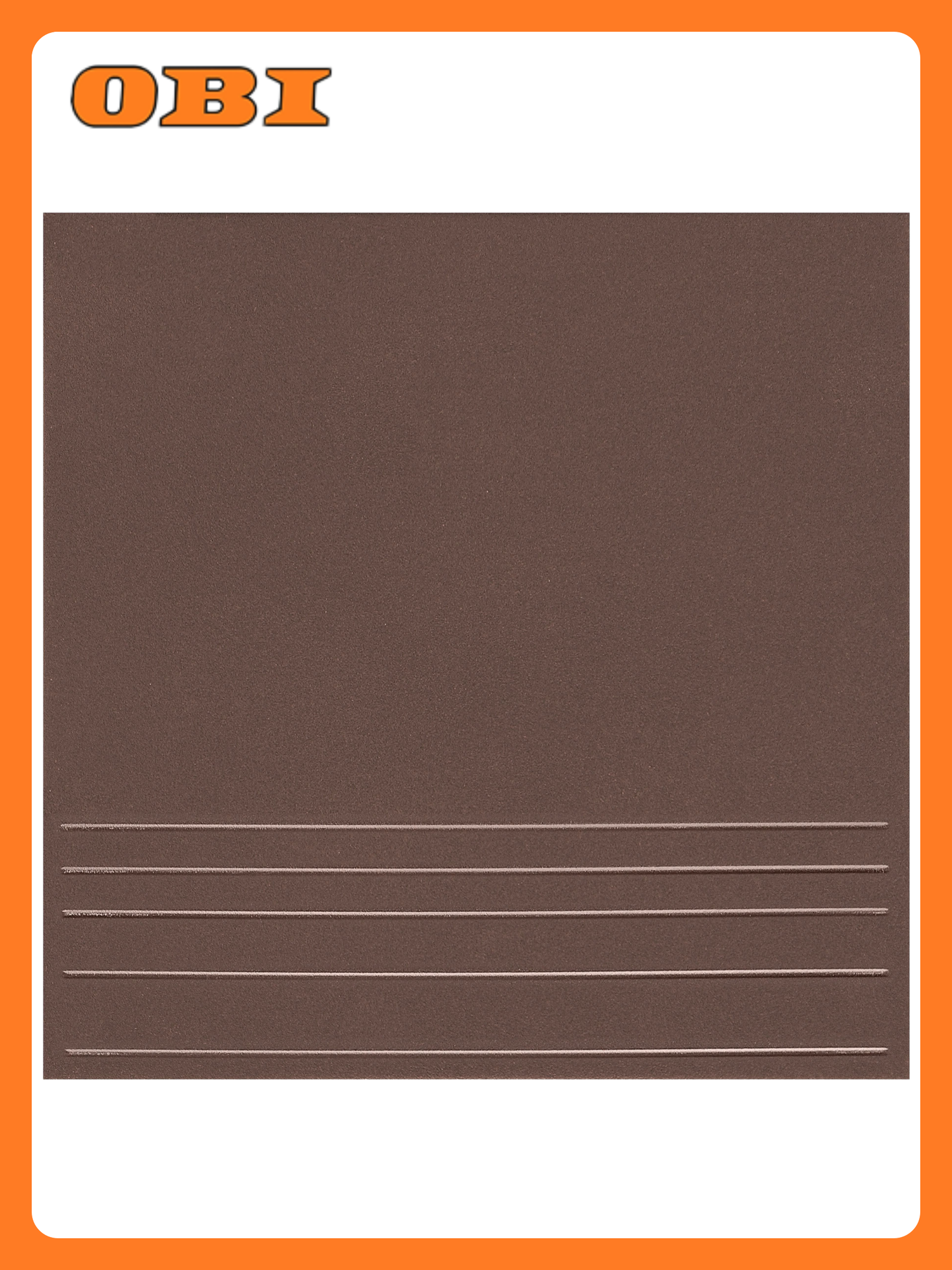 Керамическая ступень Керамин Амстердам камень коричневая 298х298 см