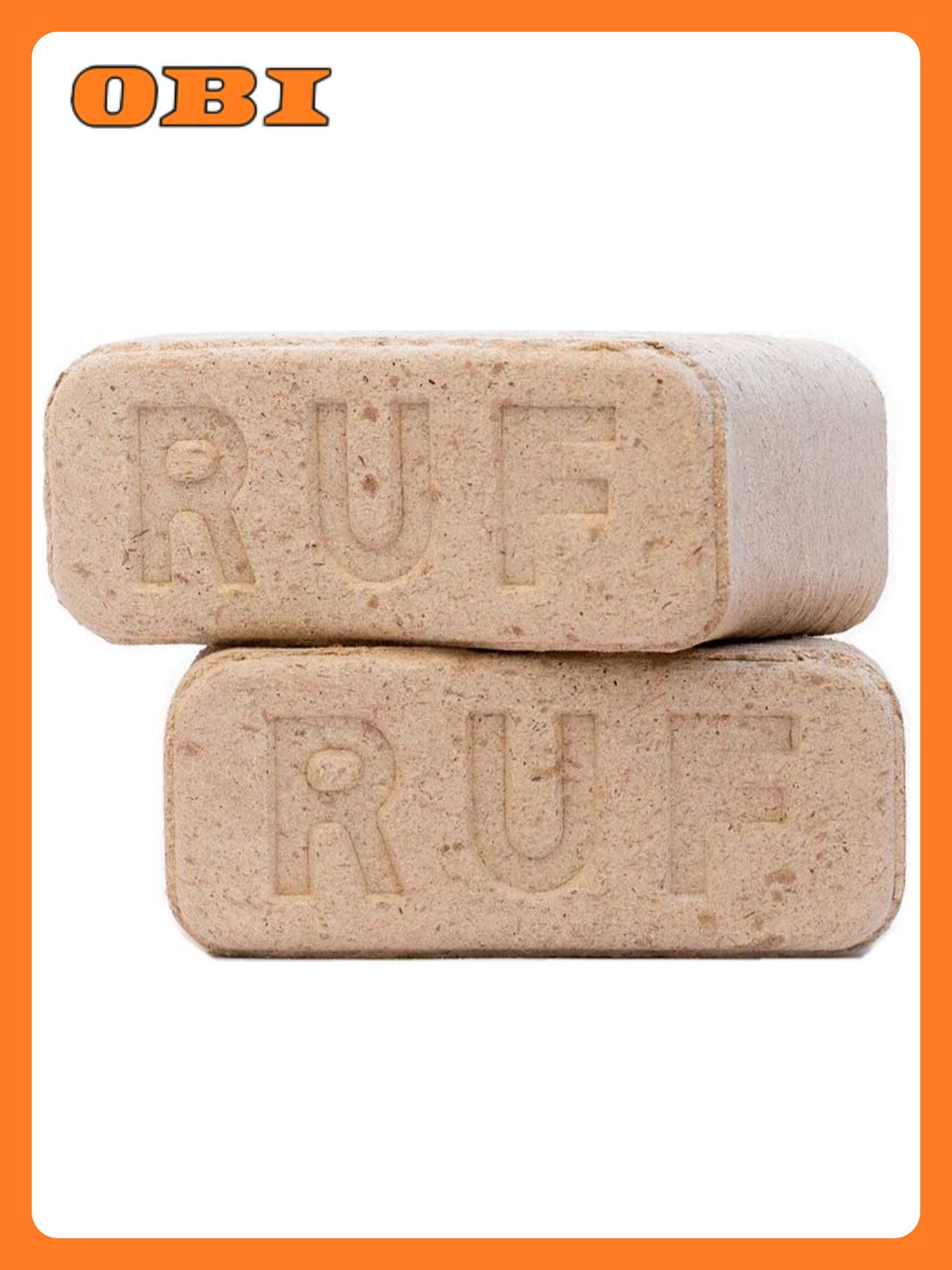 Топливные брикеты CHARCO RUF береза 10кг 4850ккал/кг влажность 6% зольность 1%