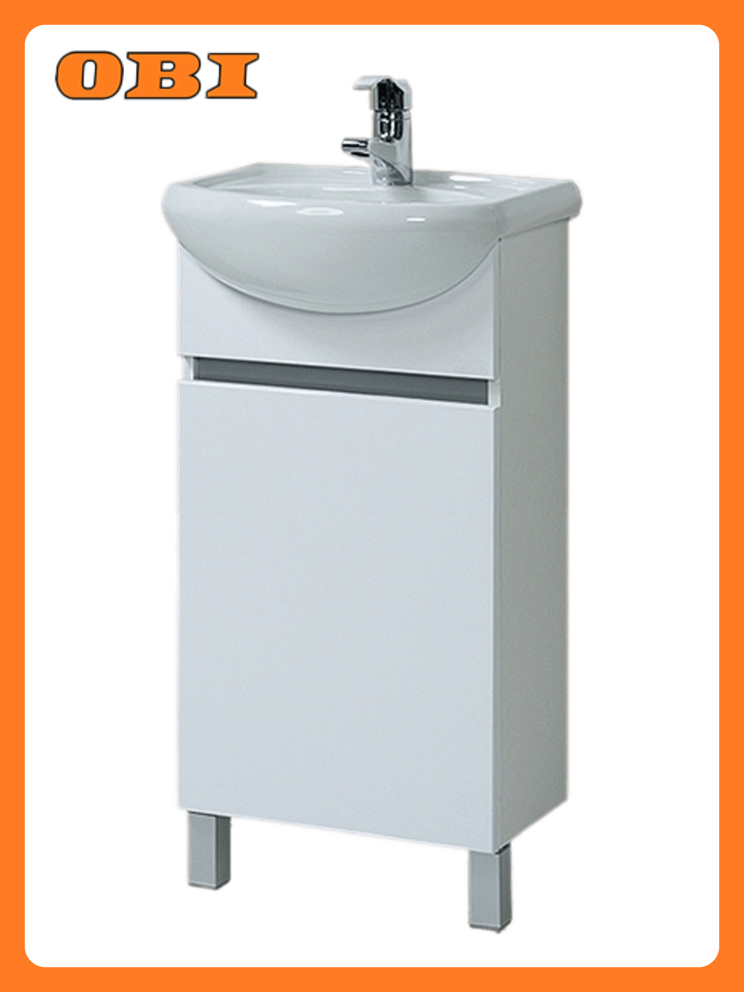 Тумба  Акваль Афина 45  Фасад МДФ