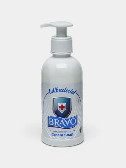 Жидкое крем-мыло для рук BRAVO Antibacterial, 300 мл