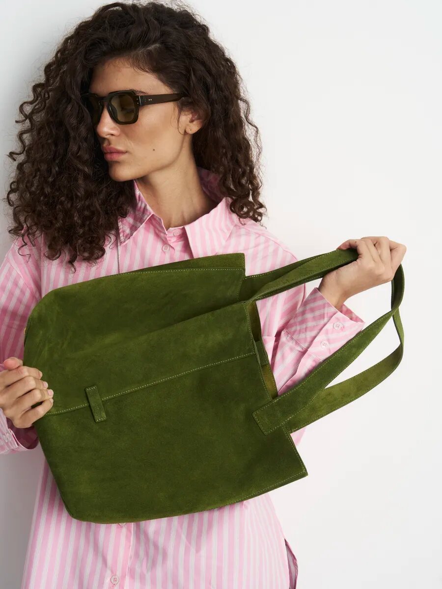 Сумка шоппер LeVertige IOS, зеленый — фото 1