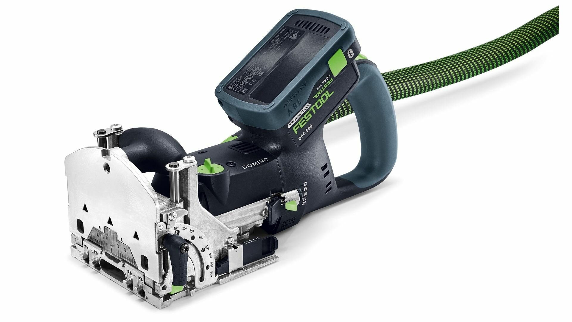FESTOOL Аккумуляторный дюбельный фрезер DOMINO DFC 500 E-BASIC