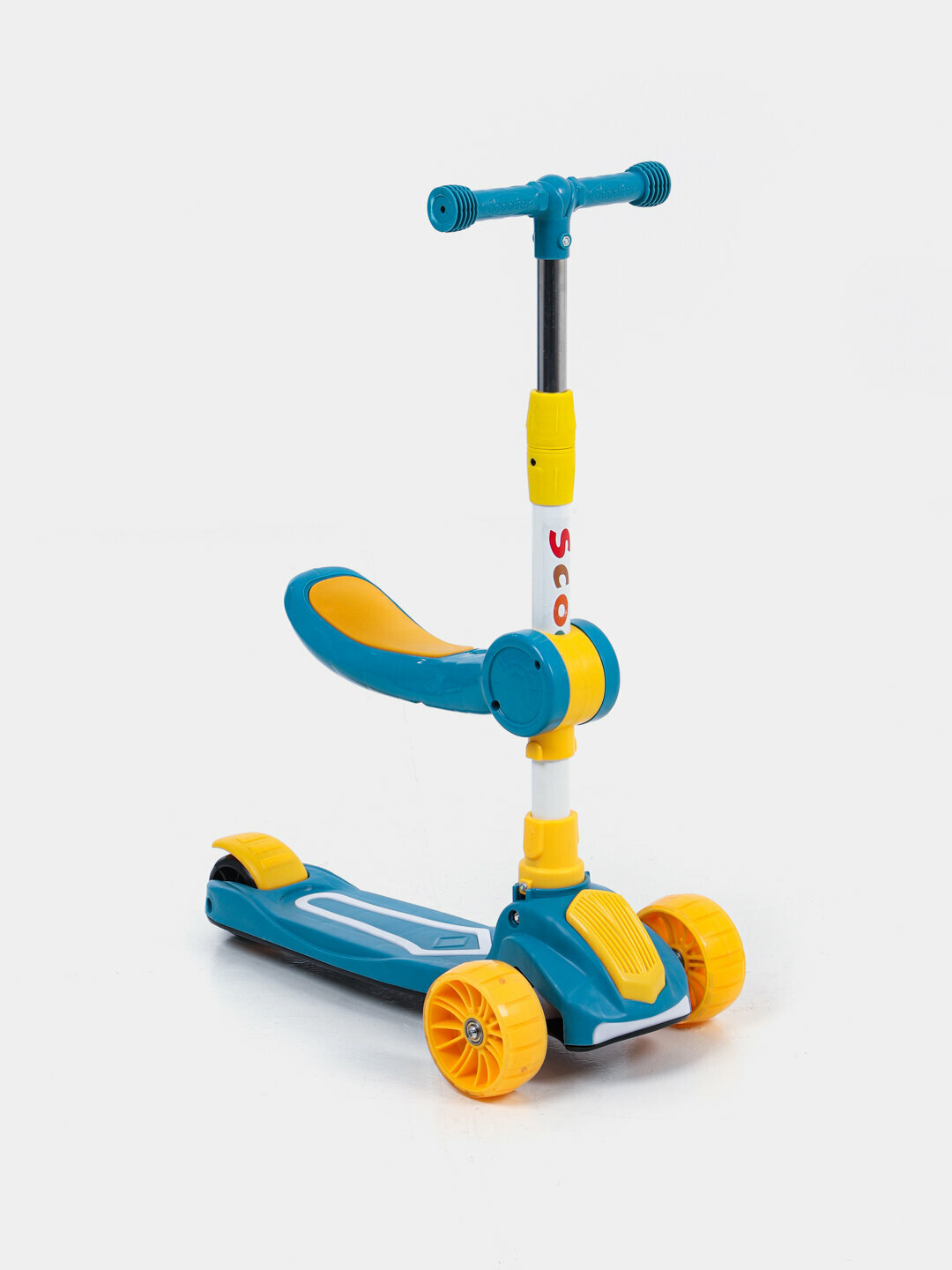 Самокат для детей, детский самокат 3х колёсный для девочек и мальчиков — фото 1