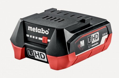 Изображение товара Аккумулятор Metabo LiHD, 12 В, 4.0 A/ч, литий-ионный (625349000)