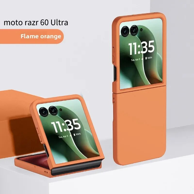 Чехол для Motorola Razr 50, Flame Orange