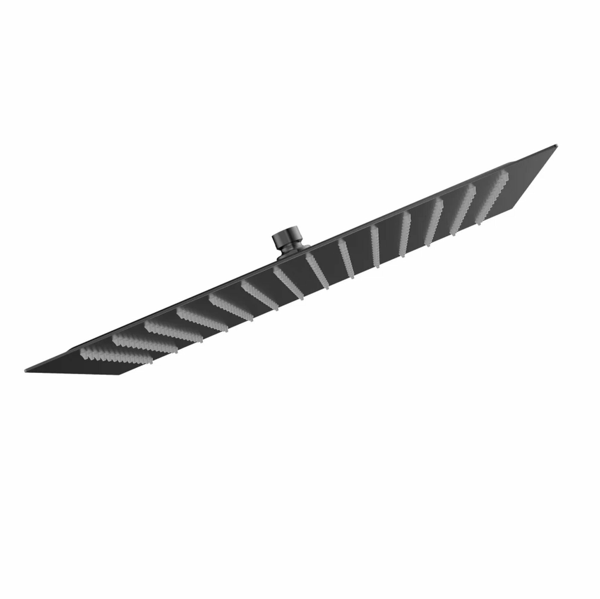 AQM8608MB Верхний душ 400х400мм, нерж. сталь, черный матовый