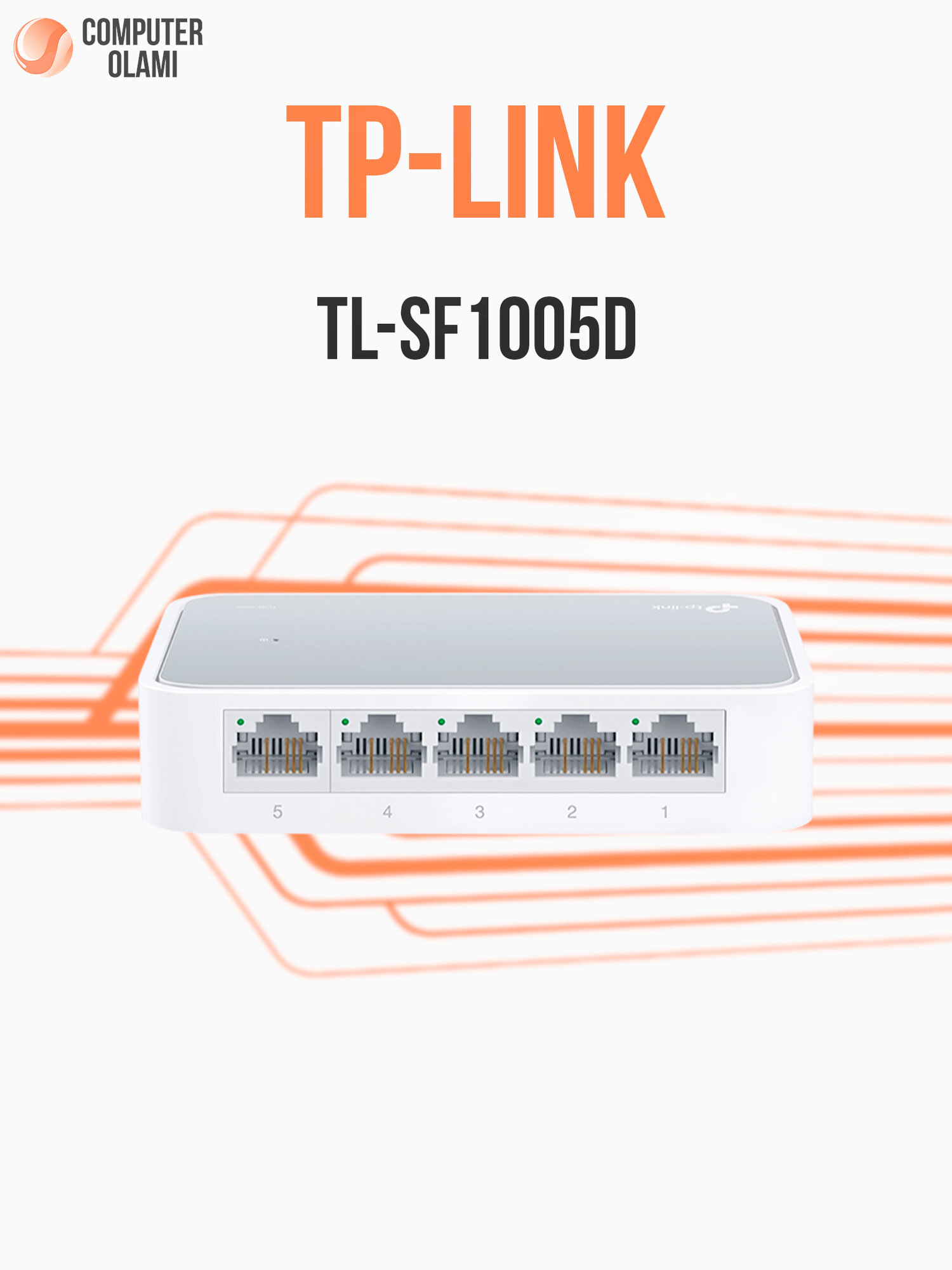 5-портовый Fast Ethernet коммутатор TP-Link TL-SF1005D роутор
