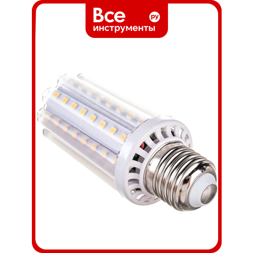 фото Светодиодная лампа ecola corn led premium 12,0w 220v e27 2700k кукуруза 72led 120x41 z7nw12elc