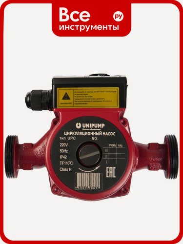 Изображение товара Циркуляционный насос UNIPUMP отопл. UPС 32-80180 44338, для ускорения циркуляции горячей воды