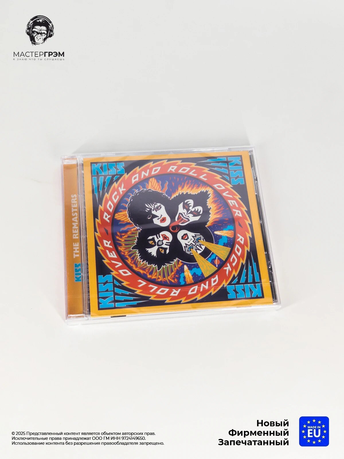 CD диск Kiss - Rock And Roll Over (CD) 1997, Jewel Case