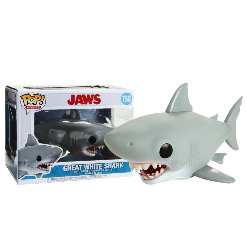 Фигурка Funko POP! Movies: Jaws - Great White Shark 38567 (759) "Челюсти" - Большая белая акула — фото 1
