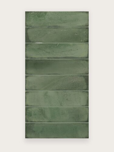 Изображение товара Плитка настенная Azori BRICKS GREEN, 31,5x63 см, глянцевая, зеленая