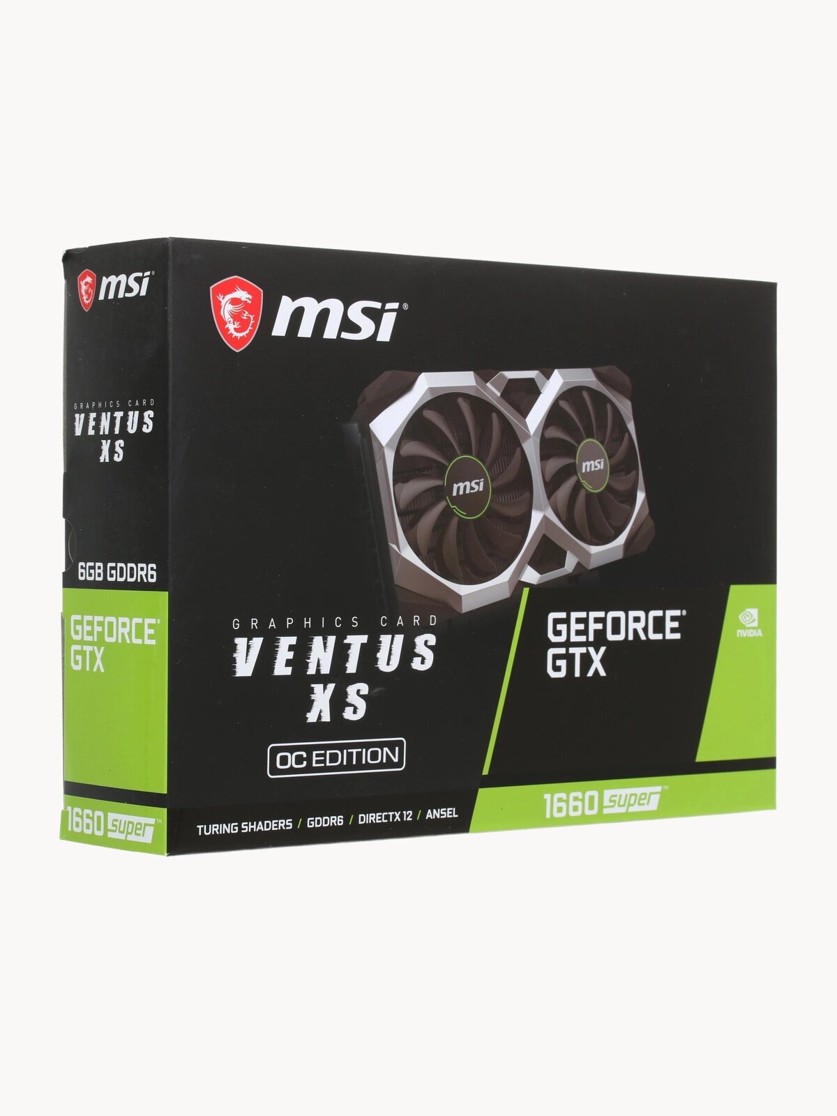 Видеокарта MSI Nvidia GeForce GTX 1660 Super Ventus XS 6G OC