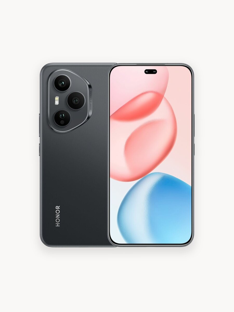 Смартфон HONOR 400 Pro 12+256ГБ, Вельветовый черный, Ростест, Мобильные сервисы Google (GMS)