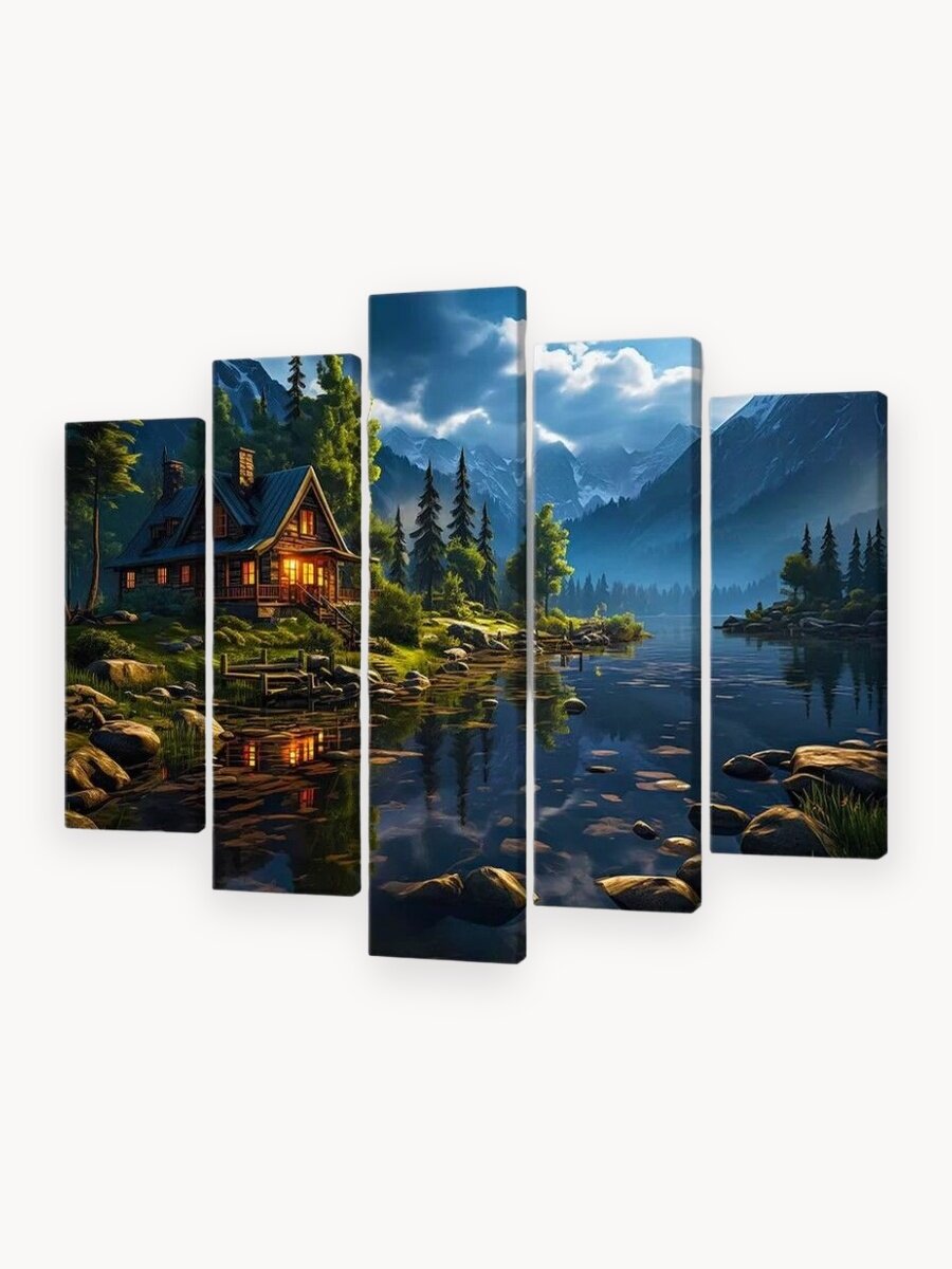 Art Gallery Картина модульная, 80х140, 5 модулей