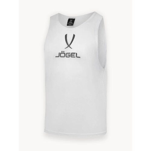 Футбольная манишка сетчатая Jogel Training Bib, цвет белый, размер L на рост 176-188 см