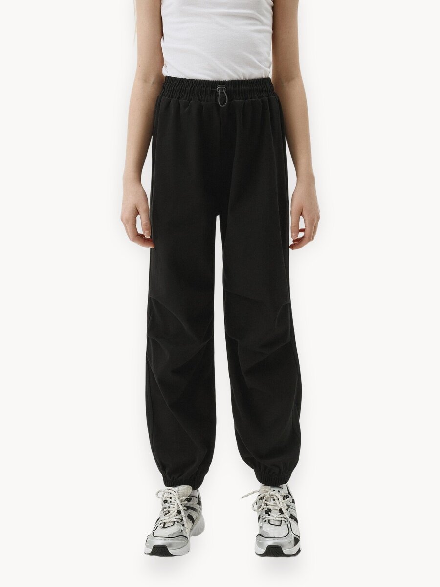 Брюки Sela, размер 152, черный