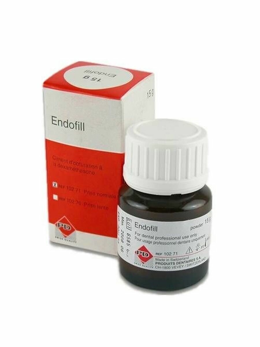 Картинки Эндофилл (Endofill Powder), порошок для пломбирование каналов, 15г, 10271, PD