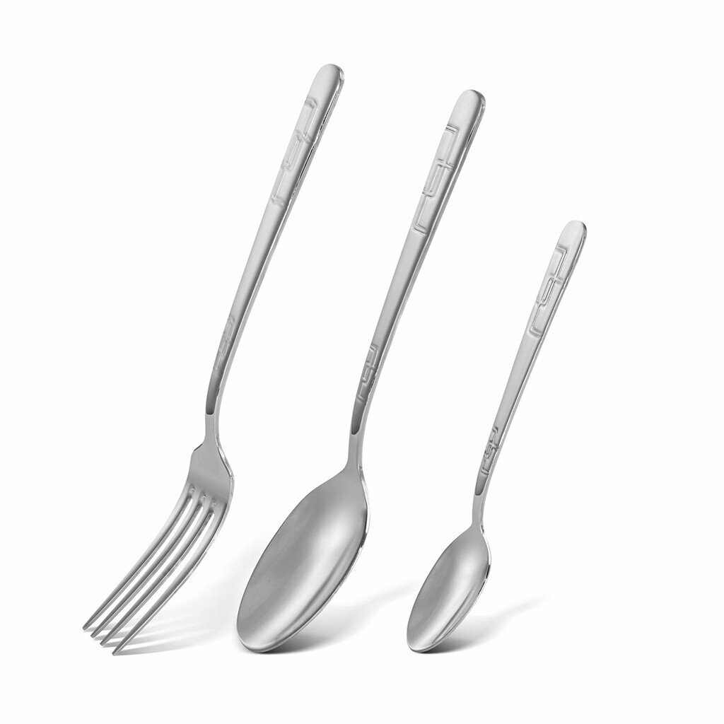 Набор столовых приборов FISSMAN TURIN 3207 18 пр, нержавеющая сталь 18/10, полированная поверхность