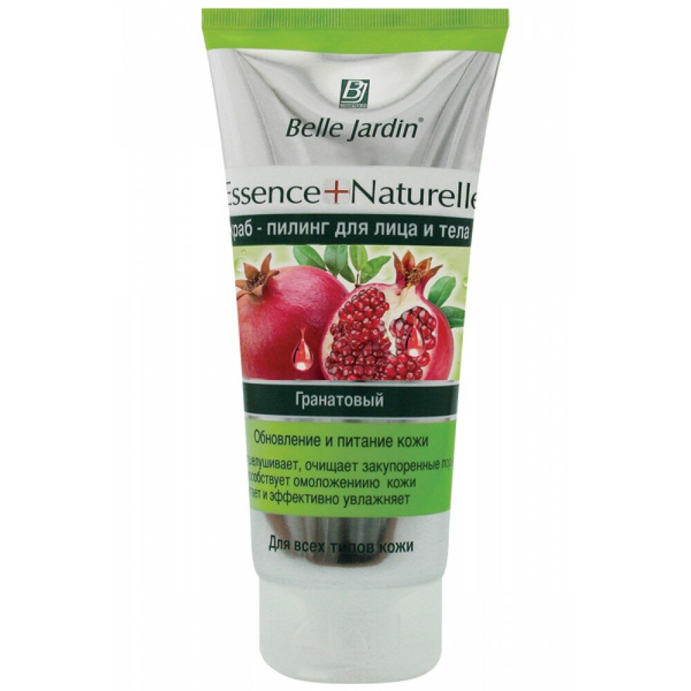 Скраб-Пилинг Belle Jardin Essence, для лица и тела, гранатовый, 200 мл