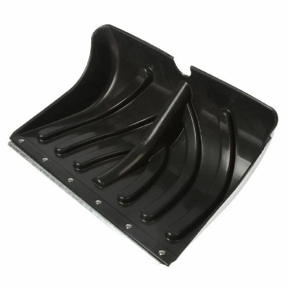 Лопата снеговая Домбай (планка-скребок) без черенка 500 х 350 мм черный