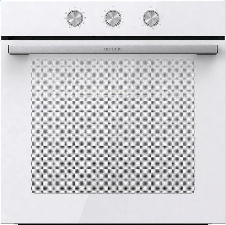 Электрический духовой шкаф GORENJE BO6725E02WG с грилем с конвекцией объем 77 л белый