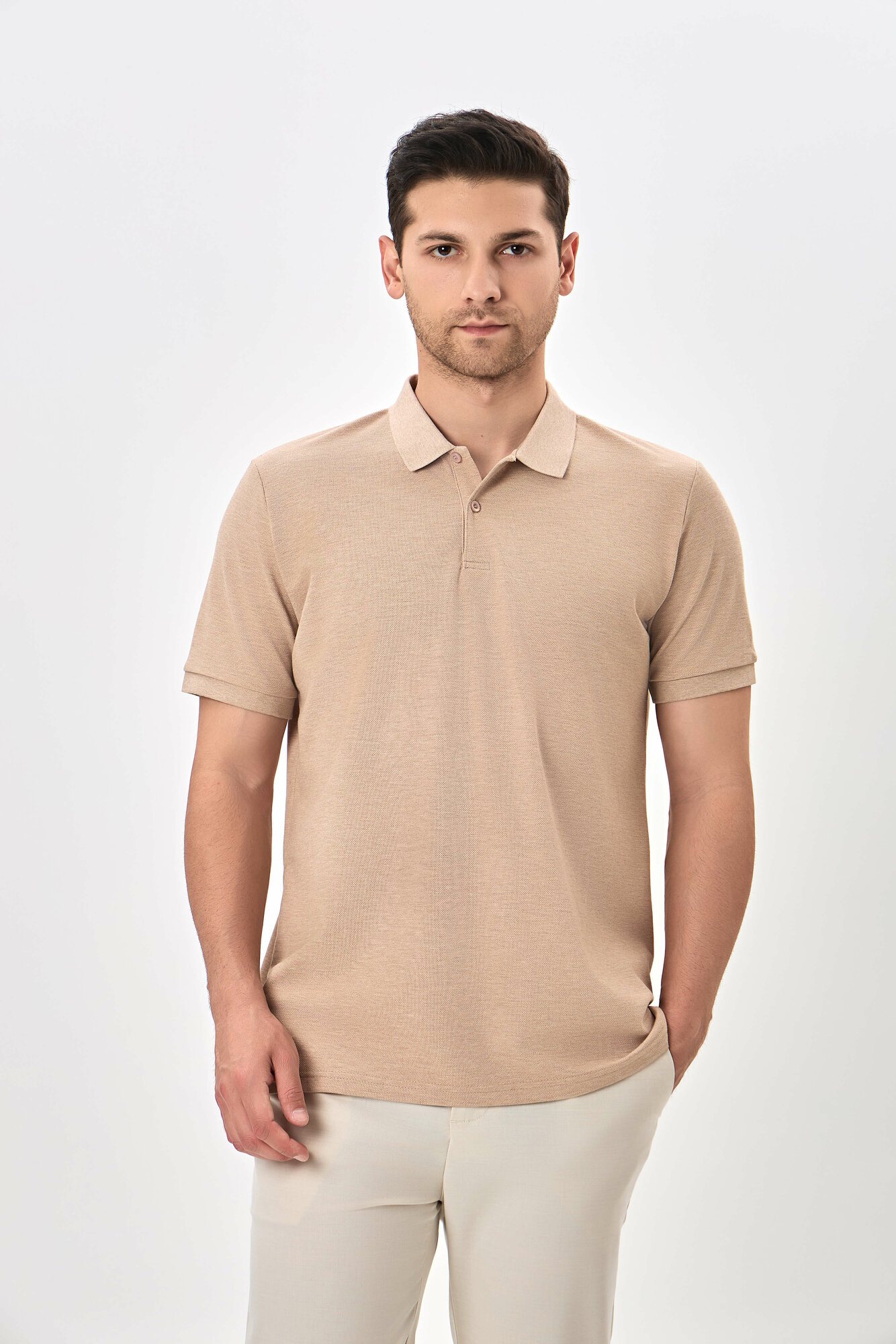 Поло спортивное TERRA PRO, размер XL, beige