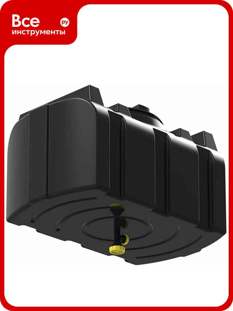 Душевой бак POLIMER GROUP серии R 100 литров черный DR100S