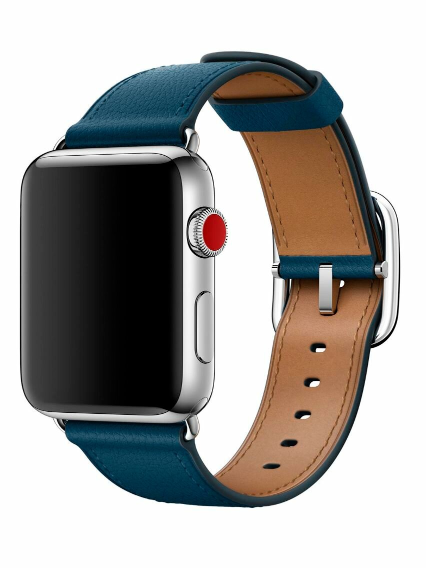 Ремешок Cosmos Blue Classic Buckle для Apple Watch 38-40-41mm (Series 1-9) & SE 1-2 & 42mm (Series 10) MQV02ZM/A