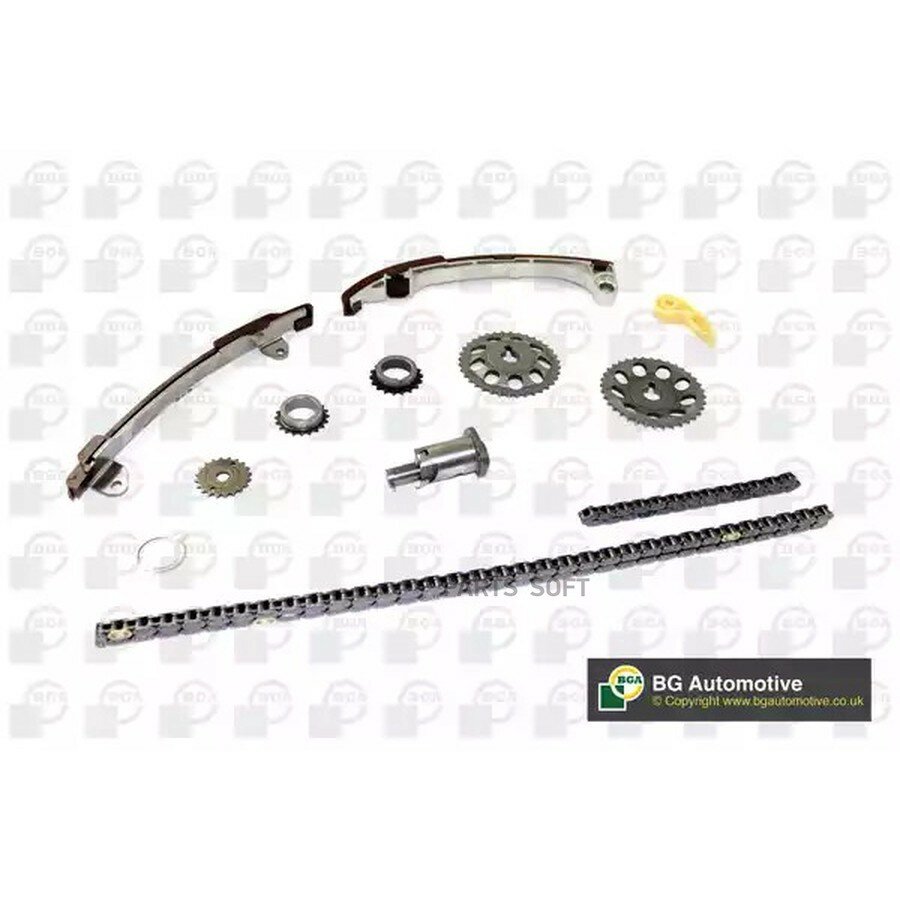 Комплект цепи ГРМ Toyota Avensis 2.0i/2.4i 16V [1AZ-FE/2AZ-FSE] 01- от официального дистрибьютора, производитель - BGA, артикул TC0330FK