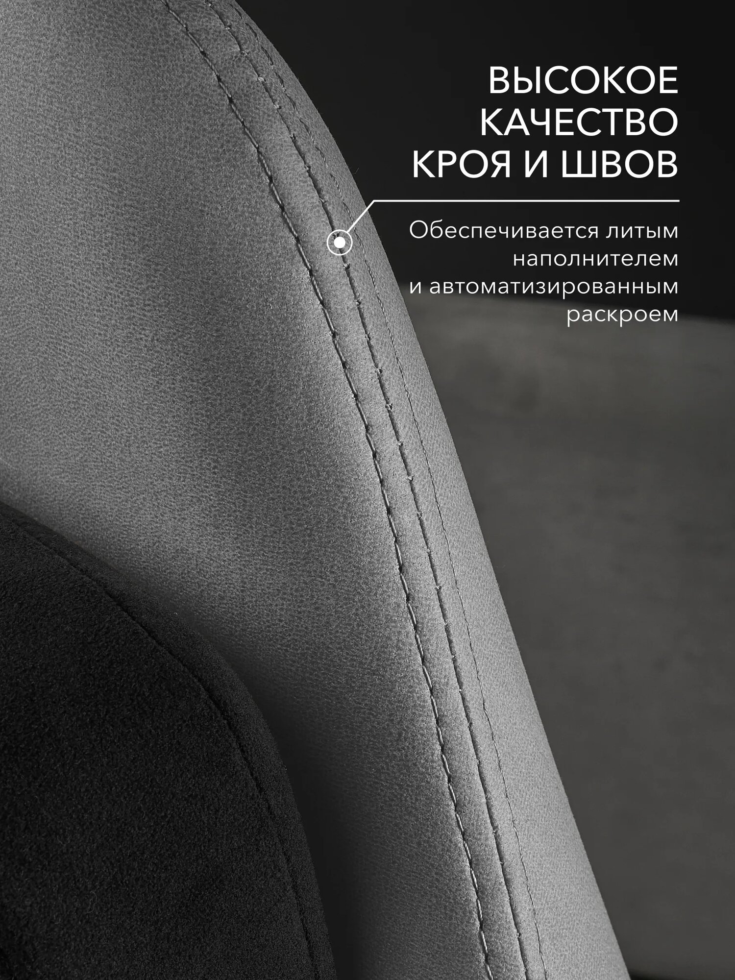 Кресло компьютерное VMMGAME THRONEX DARK GRAY с подставкой для ног, серый — фото 1