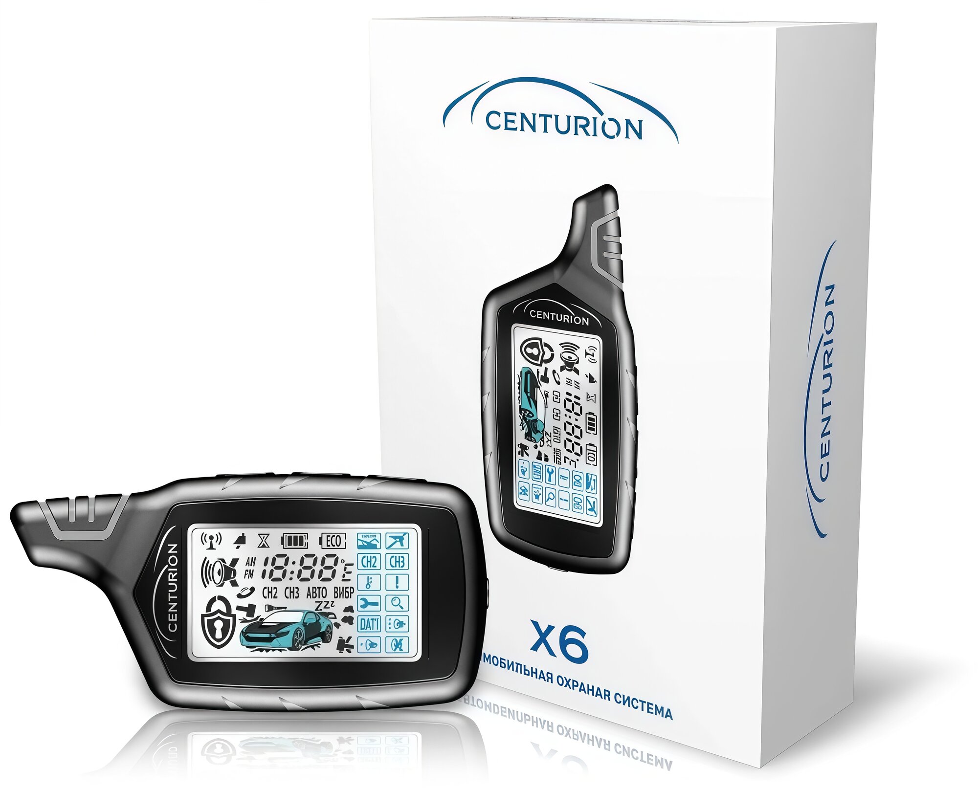 Автосигнализация Centurion «X6» 1200 м (Двухсторонняя связь) — фото 1