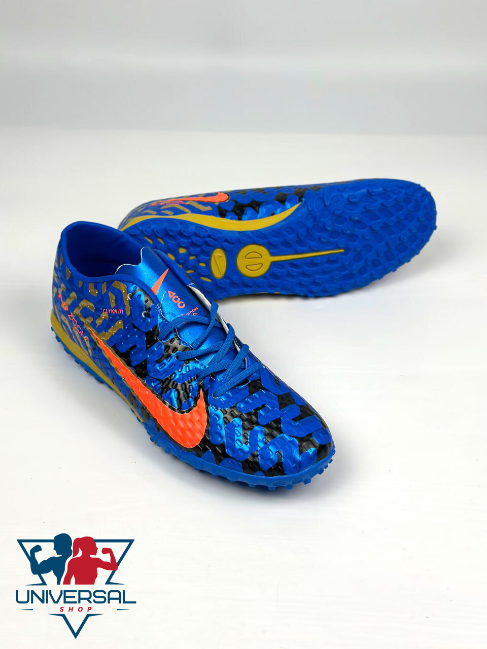 Сороконожки NIKE, размер 40, синий