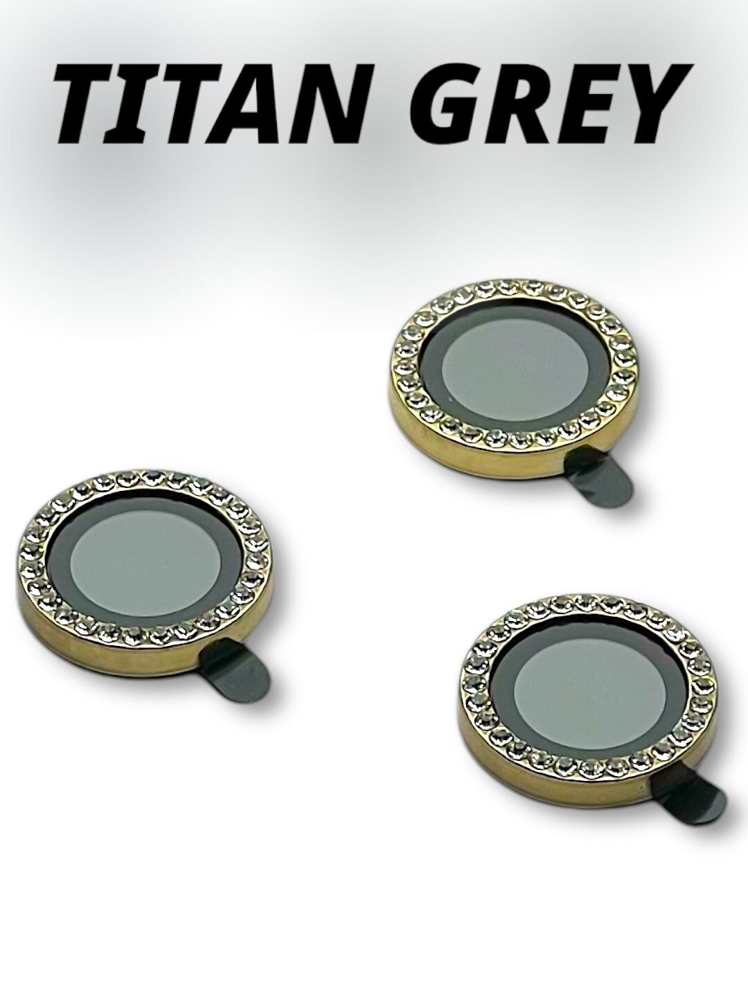 Защитное стекло для камеры, с блестящими камнями, Apple iPhone 17 Air — фото 1