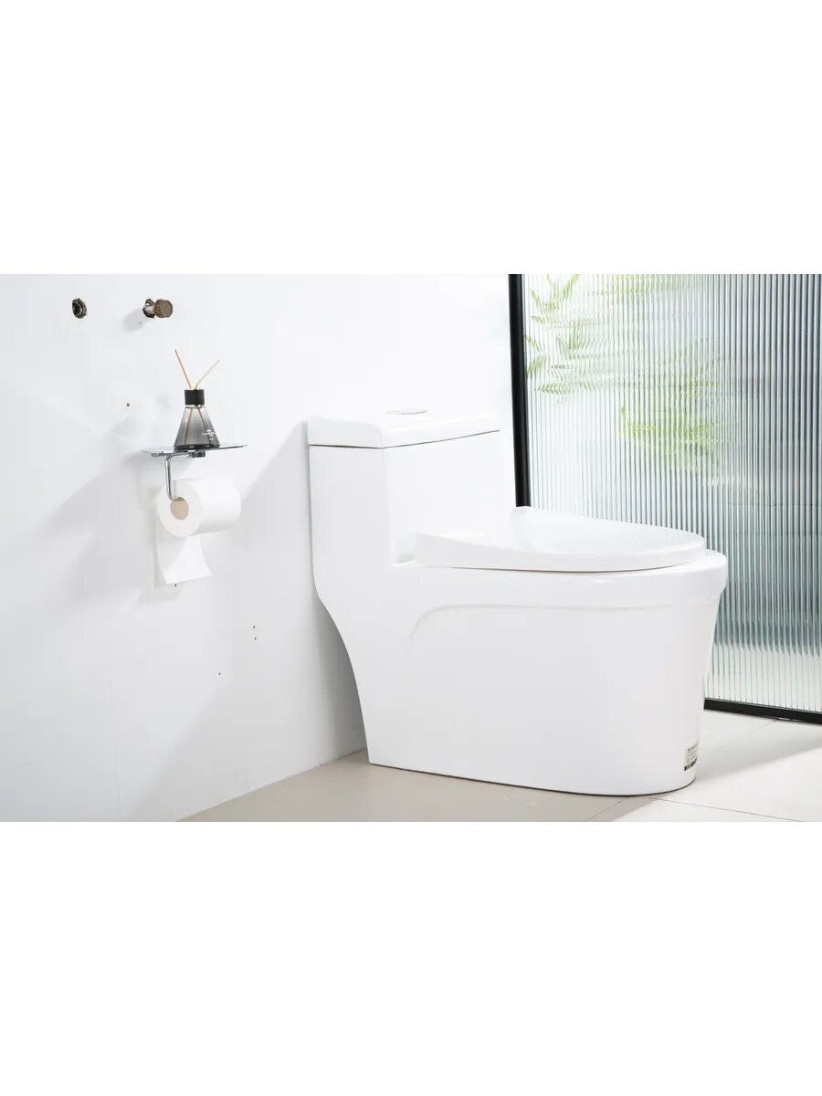 Бумагодержатель с полочкой настенный GAPPO G30703 — фото 1