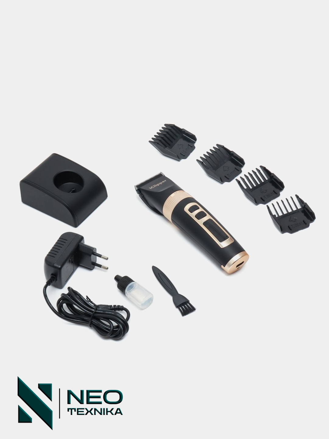 Машинка для стрижки Aslipper iClipper X9, с насадками, 4 шт, до 240 мин