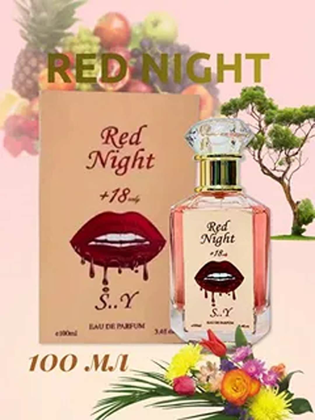 Red Night Парфюмерная вода с феромонами для мужчин, древесно-фужерный аромат, 100 мл