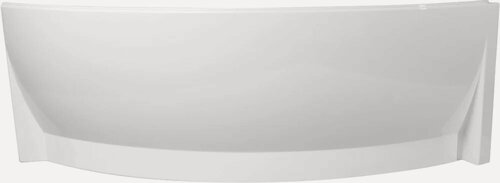 Изображение товара Экран STWORKI Лунд 15075R из полистирола, белый, правый, округлый