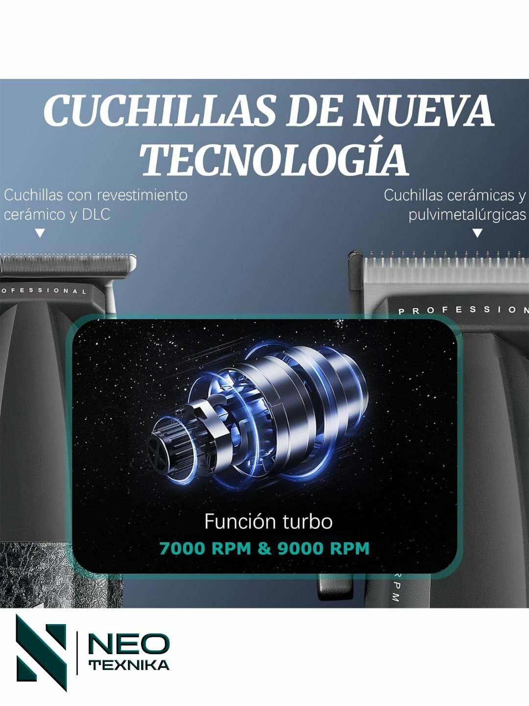 Машинка для стрижки VGR V-640_S3, питание от USB, нержавеющая сталь — фото 1