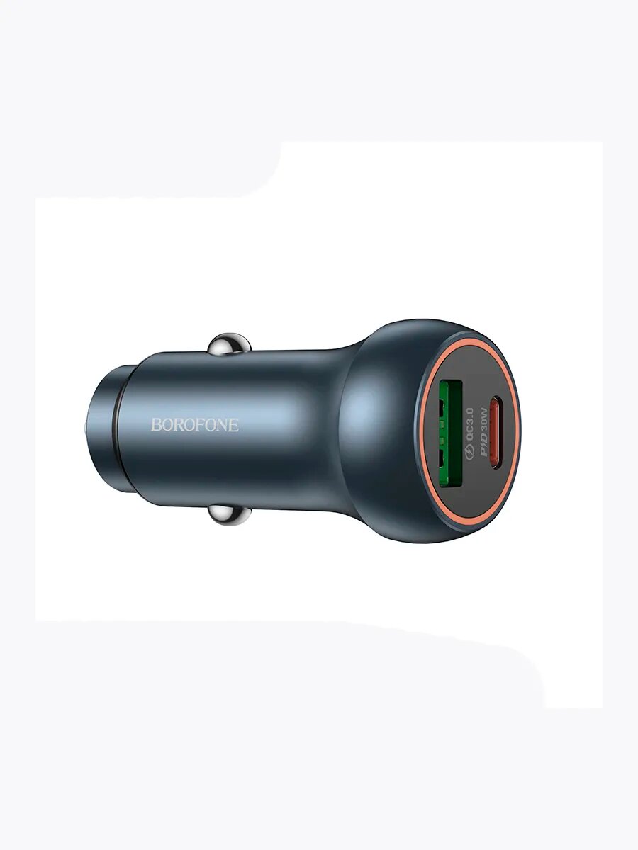 Автомобильное зарядное устройство "Borofone" BZ32B, 48 Вт, двойной режим — фото 1
