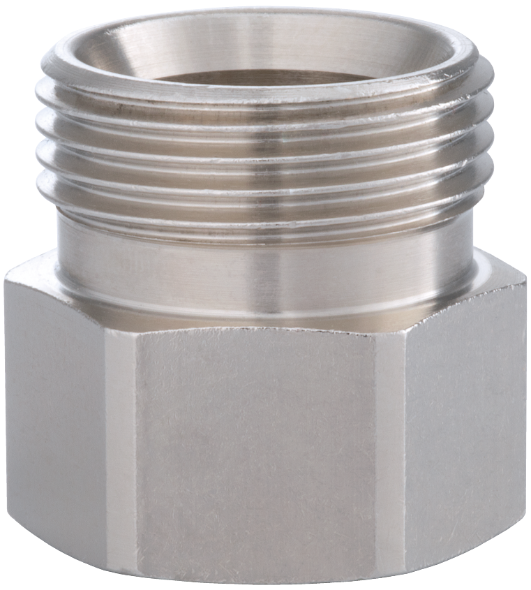 Удлинитель-редуктор MKV Hummel латунь никель 3/4 дюйма с переходником