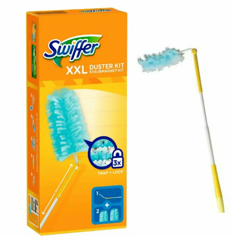 Swiffer магнит для пыли магнит для пыли XXL Ловушка для пыли Procter&Gamble Swiffer XXL микрофибра/пластик/полиэстер 90х12х28 см +2 шт