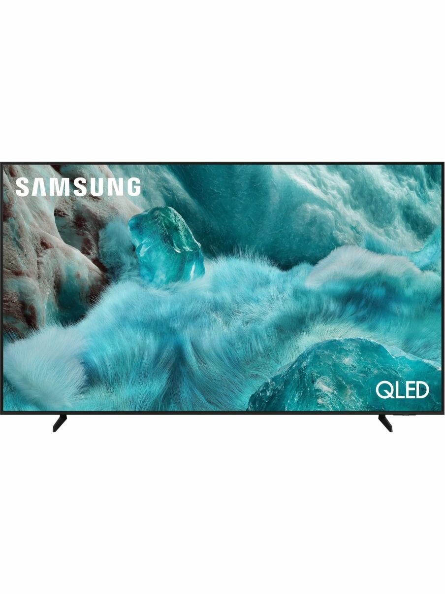 Телевизор QLED Samsung 75" QE75Q7FAAUXRU Q серебристый Smart