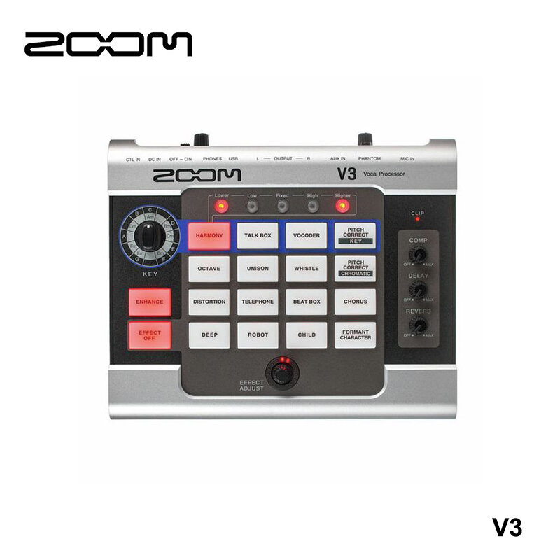 Zoom V3 Вокальный процессор — купить в интернет-магазине Ruiyuu на