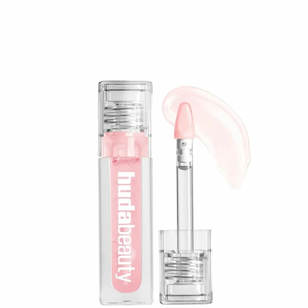 Увлажняющее масло для губ с пептидами HUDA BEAUTY Faux Filler Jelly Oil-JUICY PINK LADY 3.9ml