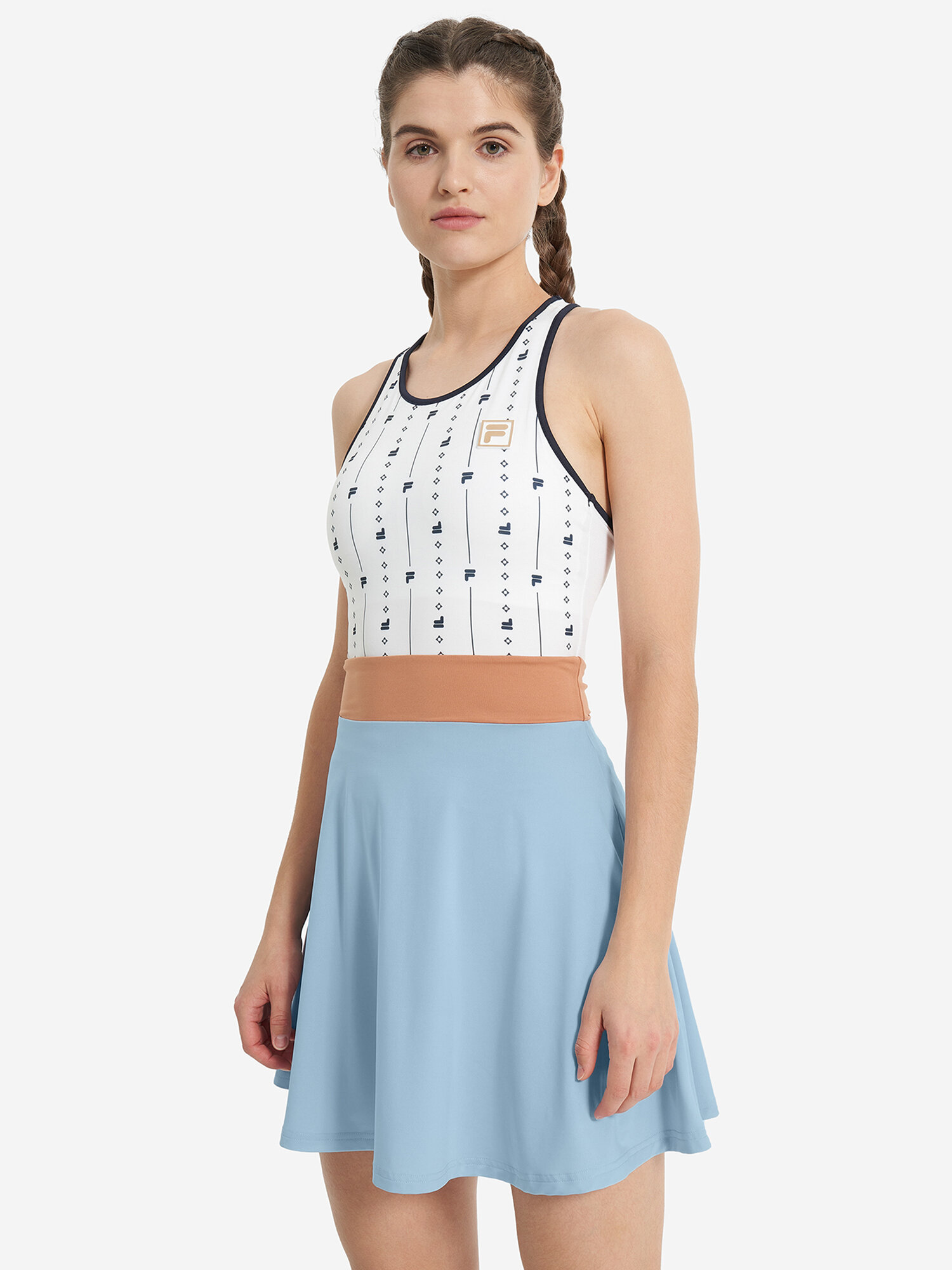 Юбка для тенниса Fila, размер 46, небесный — фото 1