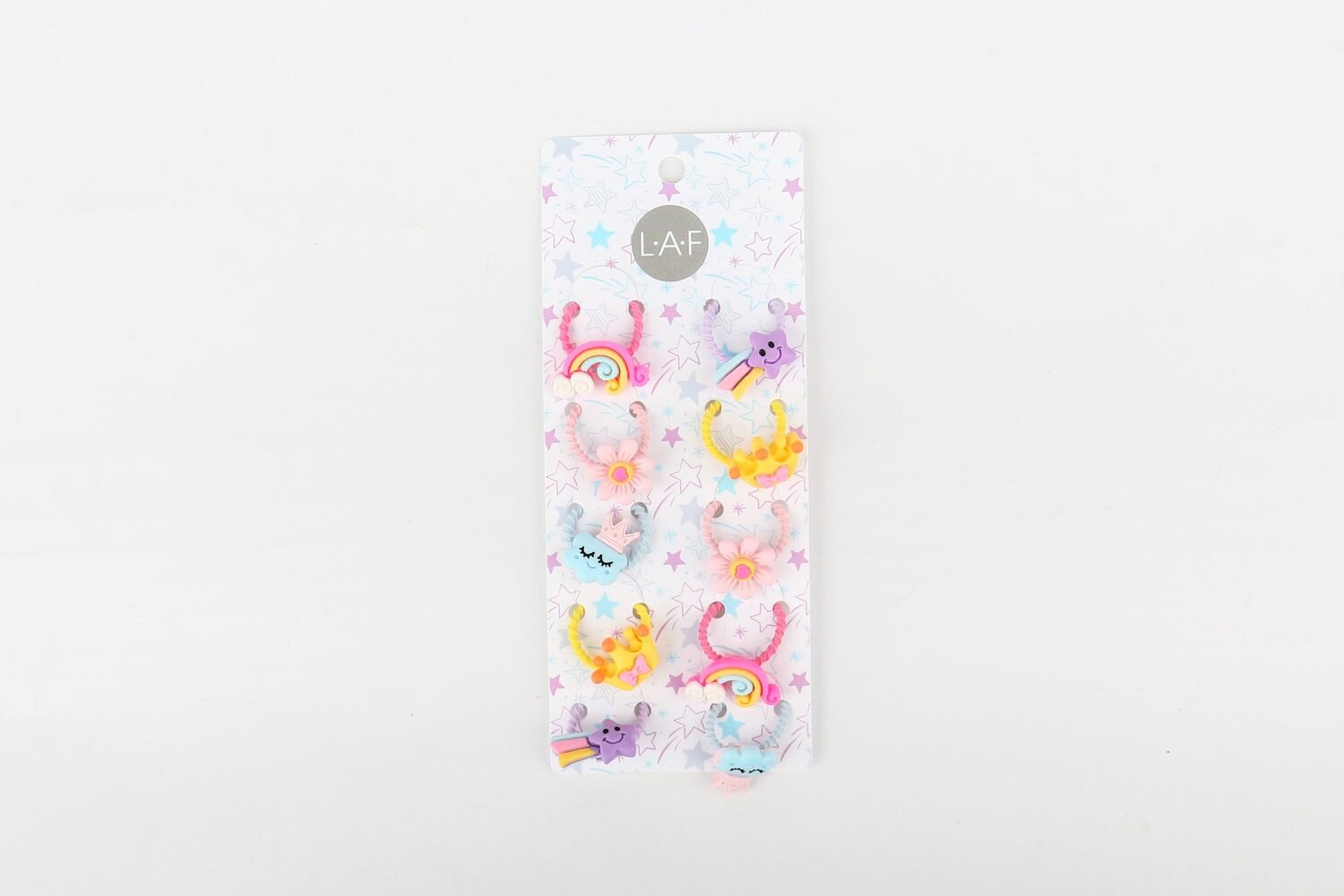 Набор резинок LAF, с декоративными элементами, для стильных причесок — фото 1