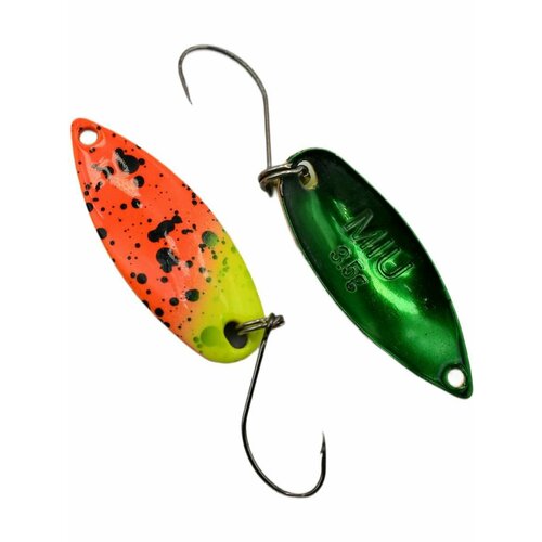 Блесна форелевая MIU Forest 3.5g микро колебалка ультралайт для спиннинга на форель, окунь, голавль, жерех, хариус, щуку, красноперку/ колеблющиеся блесна