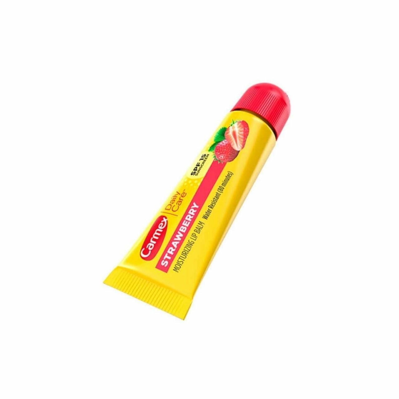 Бальзам для губ Carmex Daily Care Moisturizing Lip Balm Клубника. 5г. США